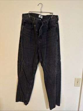 Agolde Black Criss Cross Jeans